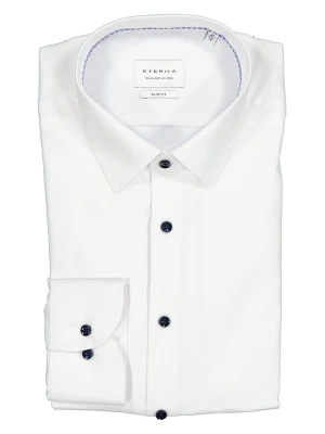 Eterna Koszula - Slim fit - w kolorze białym rozmiar: 43