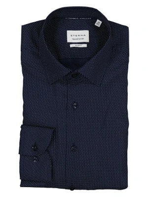 Eterna Koszula - Slim fit - w kolorze granatowym rozmiar: 42