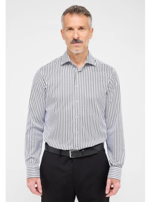 Eterna Koszula - Slim fit - w kolorze szaro-białym rozmiar: 38
