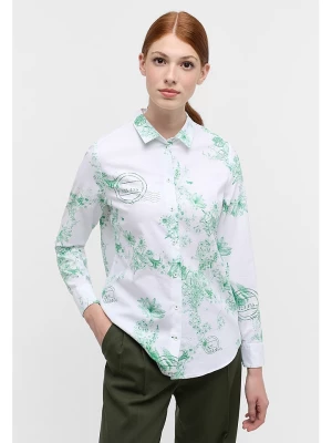 Eterna Koszula w kolorze biało-zielonym rozmiar: 42