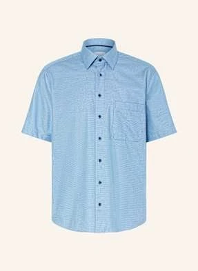 Eterna Koszula Z Krótkim Rękawem Comfort Fit blau