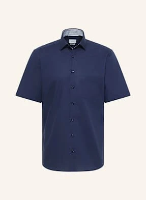 Eterna Koszula Z Krótkim Rękawem Modern Fit blau