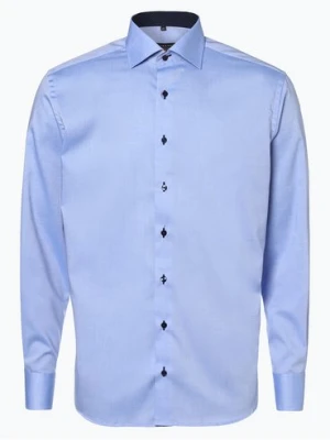 Eterna Modern Fit Koszula niewymagająca prasowania Mężczyźni Modern Fit Bawełna niebieski