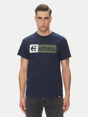 Etnies T-Shirt New Box 4130002282 Granatowy Regular Fit