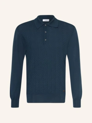 Eton Dzianinowa Koszulka Polo blau