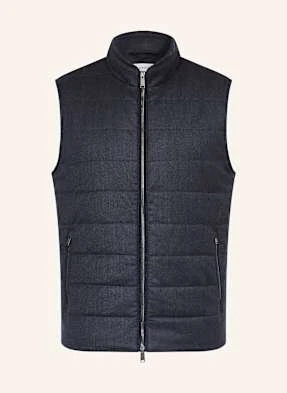 Eton Kamizelka Pikowana blau