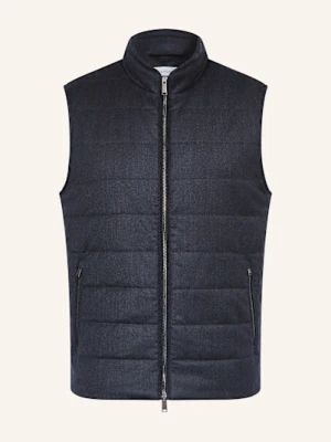 Eton Kamizelka Pikowana blau