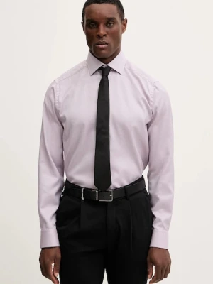 Eton koszula bawełniana męska kolor fioletowy regular 100014410