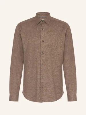 Eton Koszula Flanelowa Regular Fit braun