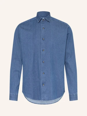 Eton Koszula Jeansowa Casual Fit blau