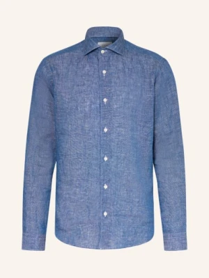 Eton Koszula Lniana Casual Fit blau