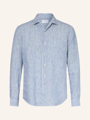 Eton Koszula Lniana Regular Fit blau