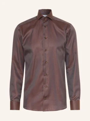 Eton Koszula O Kroju Slim Fit braun CIEMNOBRĄZOWY