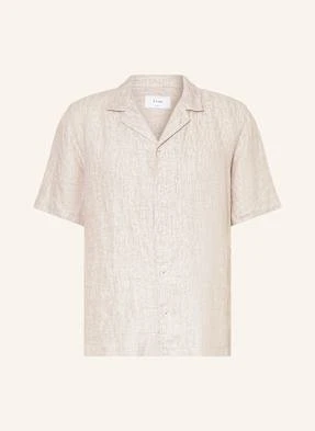 Eton Koszula Z Klapami Comfort Fit Z Lnu beige