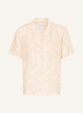 Eton Koszula Z Klapami Medium Fit Z Lnu beige