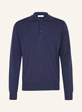 Eton Koszulka Polo Z Dzianiny blau