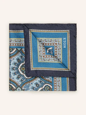 Eton Poszetka Z Jedwabiu blau