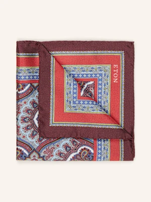 Eton Poszetka Z Jedwabiu rot