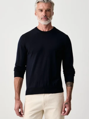Eton sweter męski wełniany granatowy