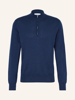 Eton Sweter Typu Troyer blau