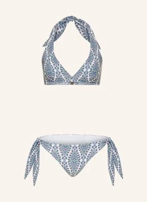 Etro Bikini Wiązane Na Szyi blau