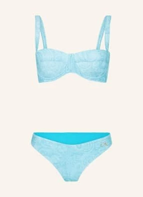 Etro Bikini Z Fiszbinami blau