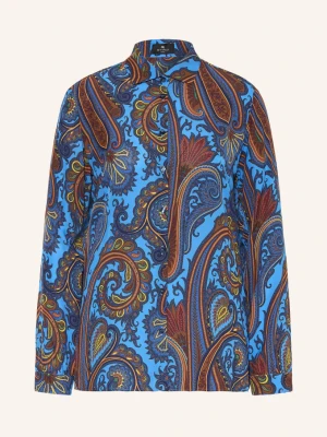 Etro Bluzka Koszulowa blau