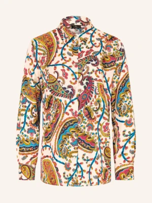 Etro Bluzka Koszulowa Z Jedwabiu rot