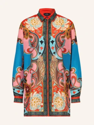 Etro Bluzka Z Jedwabiu rot