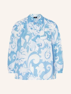 Etro Bluzka Ze Wstążką I Rękawami 3/4 blau