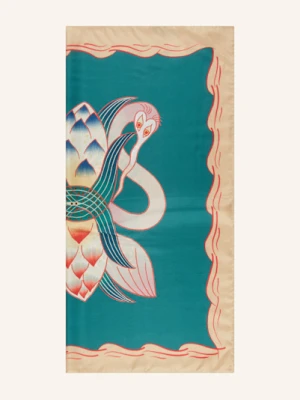 Etro Chusta Jedwabna blau