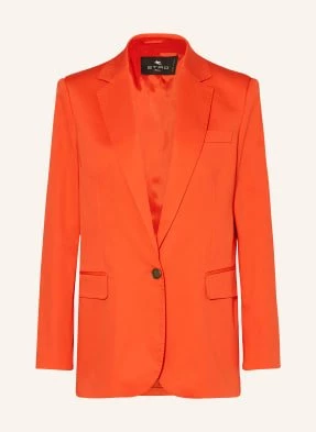 Etro Długi Blezer orange