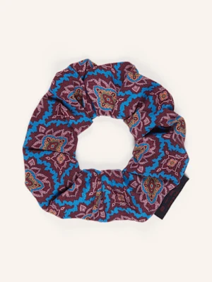 Etro Gumka Do Włosów Z Jedwabiu blau