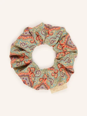 Etro Gumka Do Włosów Z Jedwabiu grau