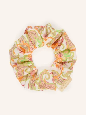 Etro Gumka Do Włosów Z Jedwabiu weiss