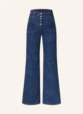 Etro Jeansy Flare blau