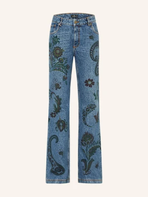 Etro Jeansy Flare blau