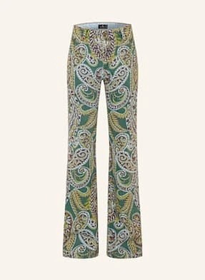 Etro Jeansy Flared Leg gruen