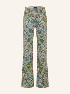 Etro Jeansy Flared Leg gruen