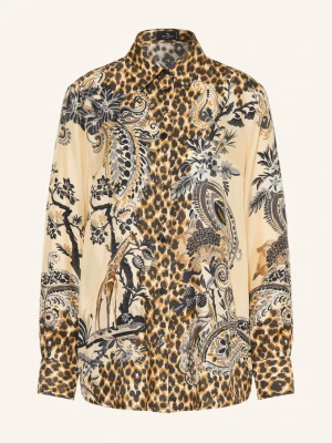 Etro Jedwabna Bluzka Koszulowa beige