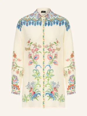 Etro Jedwabna Bluzka weiss