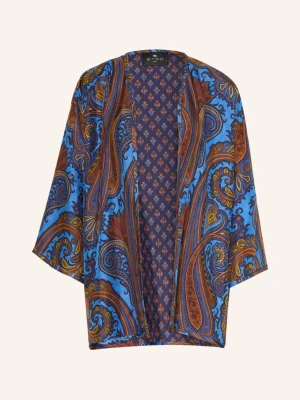 Etro Jedwabna Bluzka Z Rękawami 3 / 4 blau