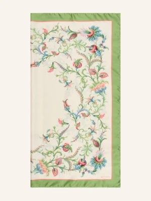 Etro Jedwabna Chusta gruen