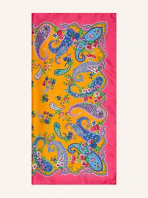 Etro Jedwabna Chusta pink