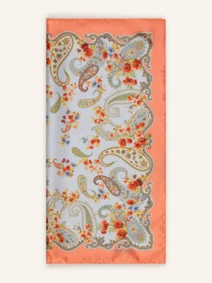 Etro Jedwabna Chusta Rigoletto orange
