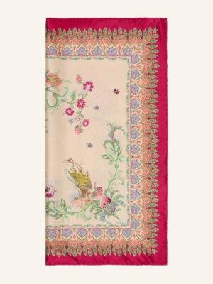 Etro Jedwabna Chusta Rigoletto pink