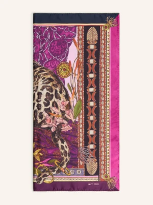 Etro Jedwabna Chusta schwarz