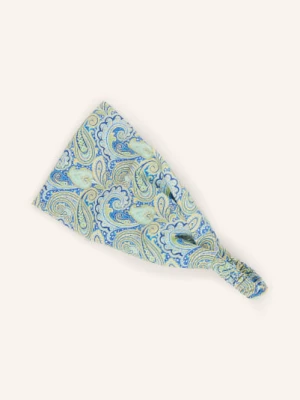 Etro Jedwabna Opaska Do Włosów blau