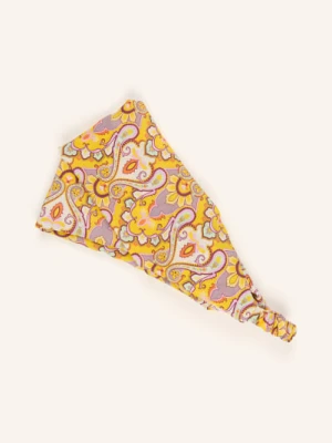 Etro Jedwabna Opaska Do Włosów gelb