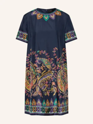 Etro Jedwabna Sukienka blau